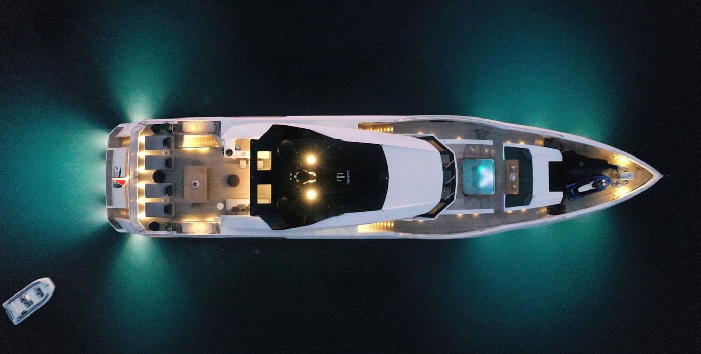 Aboard NEXT a 131ft (40m) luxury motor yacht , built by COLUMBUS YACHTS in 2015