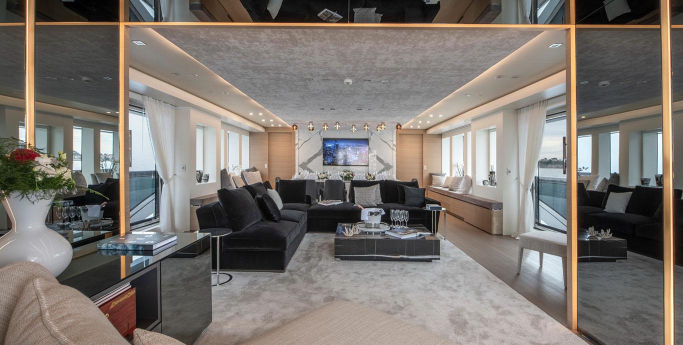 Aboard NEXT a 131ft (40m) luxury motor yacht , built by COLUMBUS YACHTS in 2015
