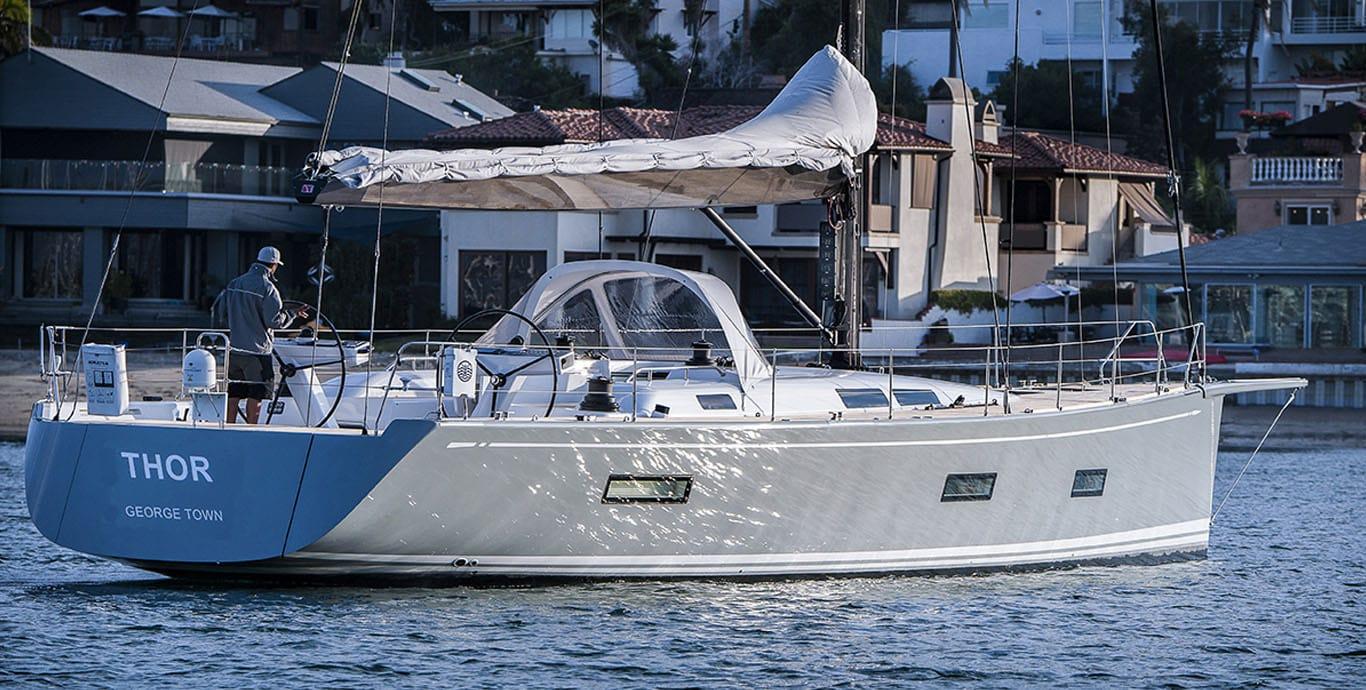 Aboard THOR a 61ft (18.87m) luxury sailing yacht , built by NAUTOR’S SWAN in 2014