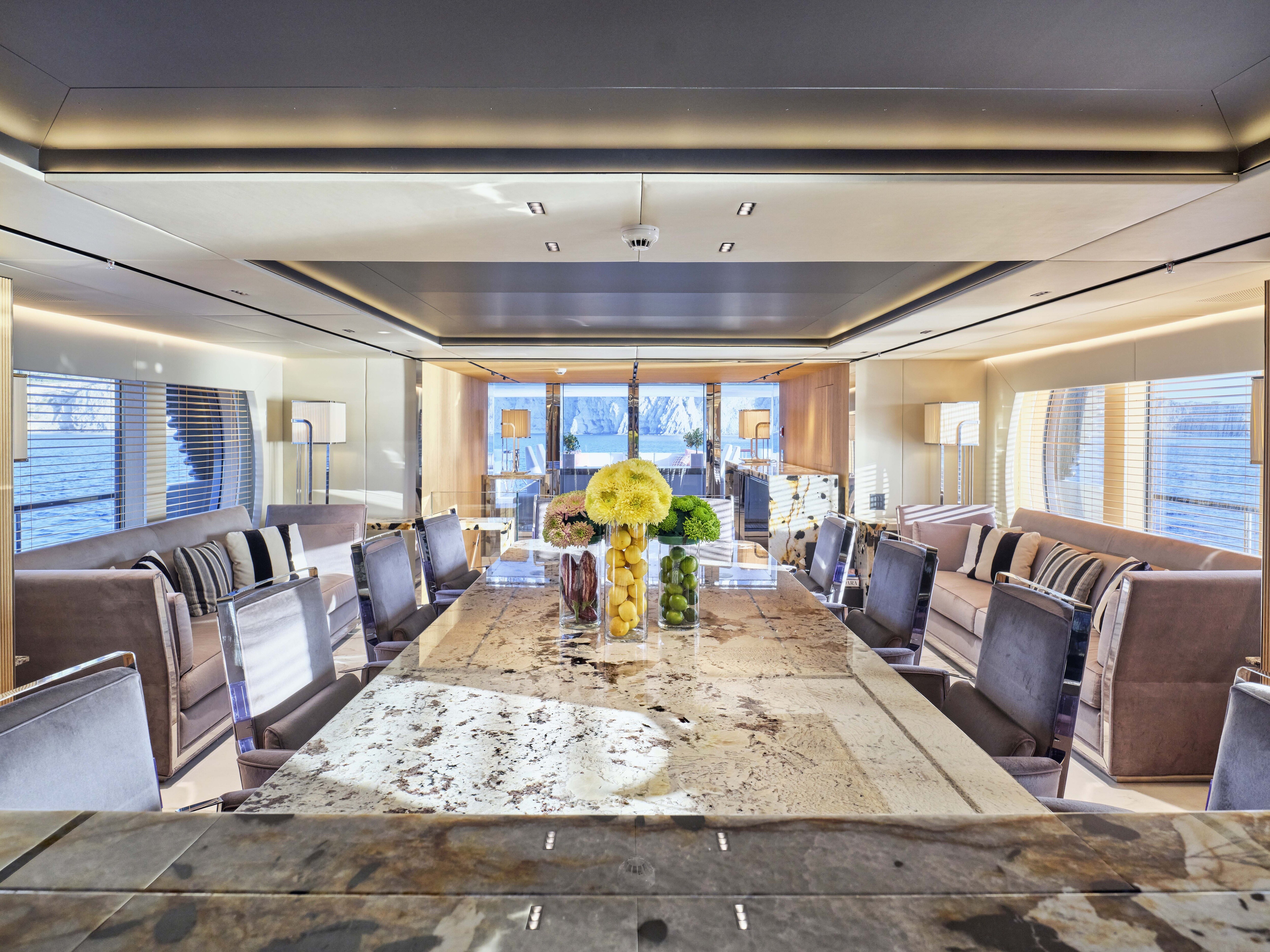 Aboard SEAHORSE a 173ft (53.01m) luxury motor yacht for Charter available with Fraser Yachts, built by AMELS in 1999