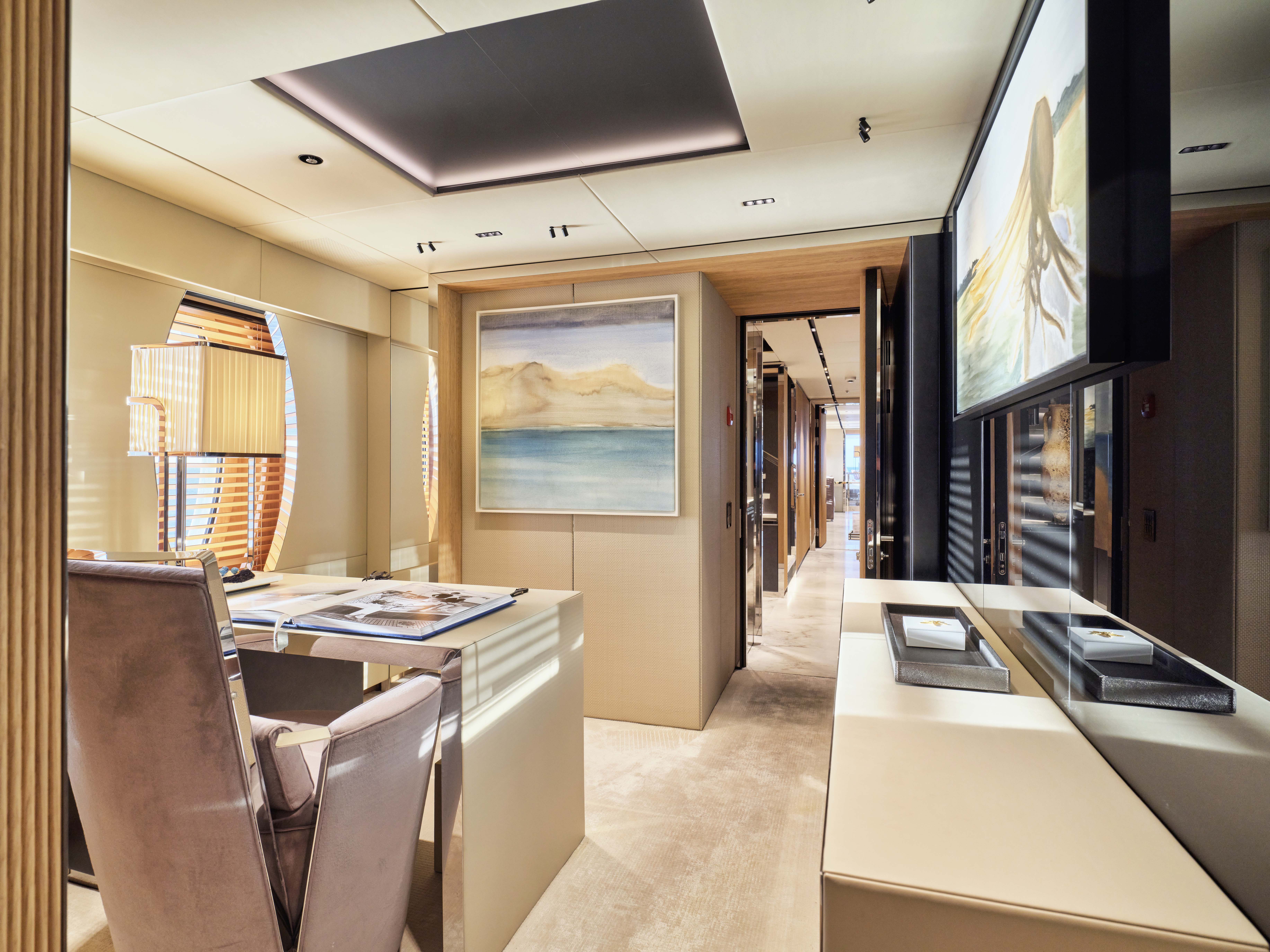Aboard SEAHORSE a 173ft (53.01m) luxury motor yacht for Charter available with Fraser Yachts, built by AMELS in 1999