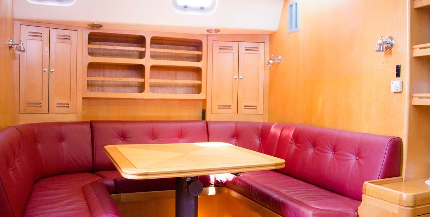 Aboard MAYA a 70ft (21.34m) luxury sailing yacht , built by MCMULLEN & WING in 1995