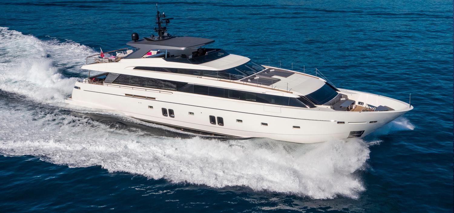 Aboard LADY CHIARA a 119ft (36.5m) luxury motor yacht , built by SANLORENZO in 2017