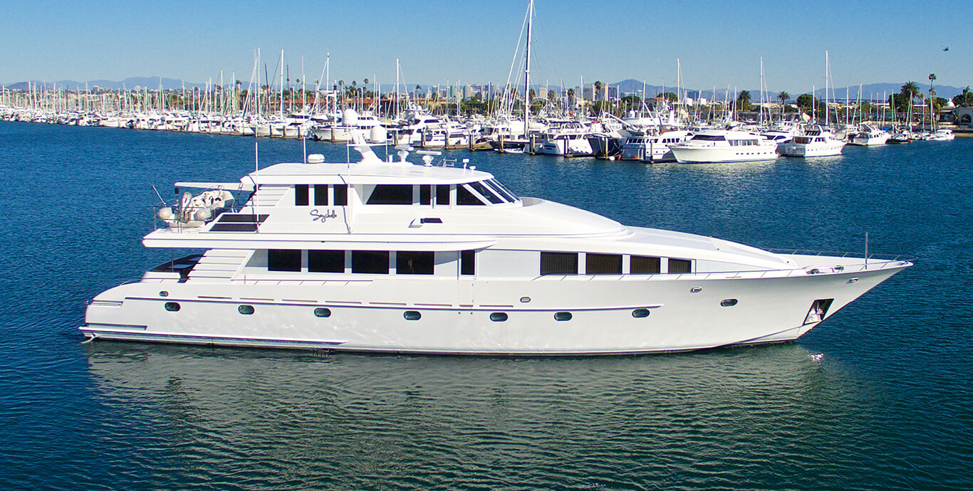 Aboard SEYCHELLE a 111ft (33.83m) luxury motor yacht , built by NORTHCOAST YACHTS in 1992