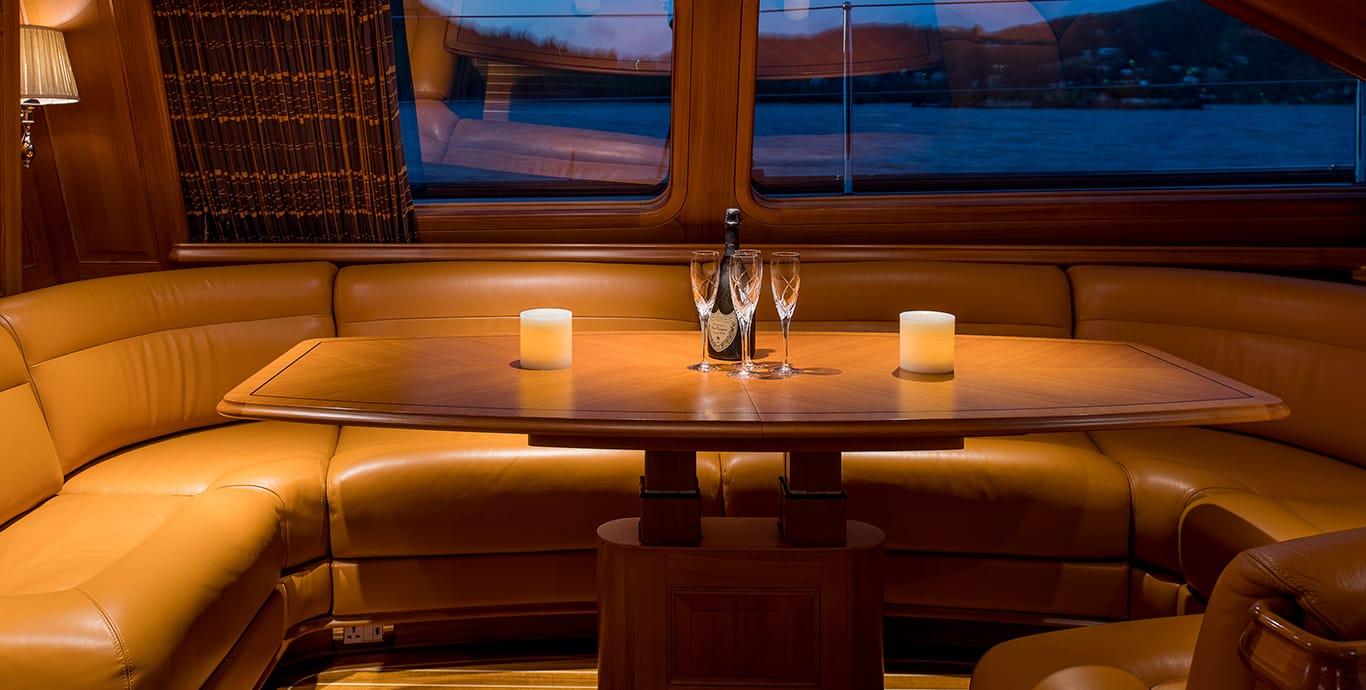Aboard LEGEND a 112ft (34.14m) luxury sailing yacht , built by ALLOY YACHTS in 1998