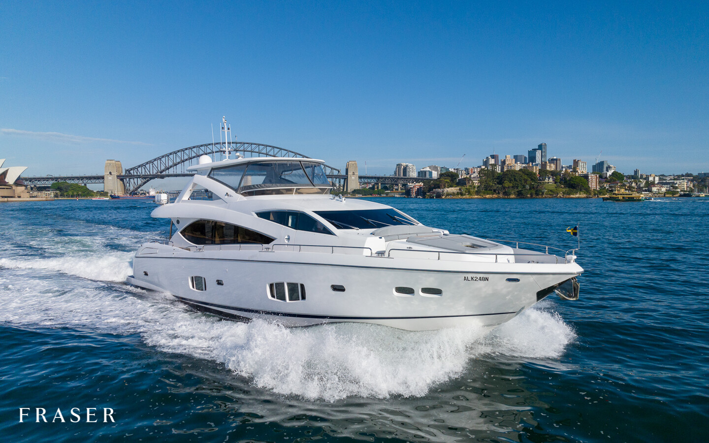 Aboard SYDNEY a 86ft (26.3m) luxury motor yacht for Sale available with Fraser Yachts, built by SUNSEEKER in 2009