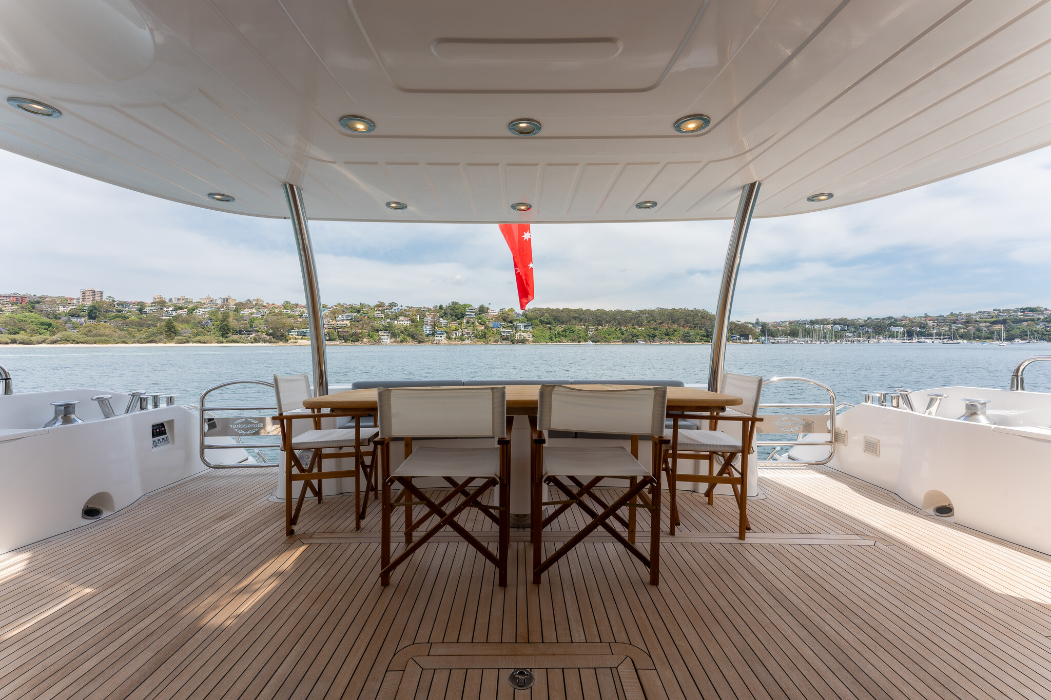 Aboard SYDNEY a 86ft (26.3m) luxury motor yacht for Sale available with Fraser Yachts, built by SUNSEEKER in 2009
