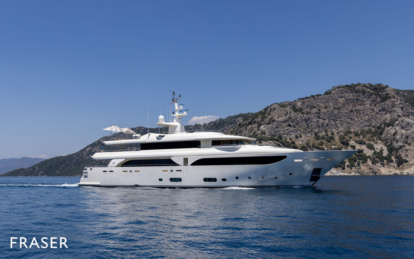 Aboard LADY I a 139ft (42.6m) luxury motor yacht , built by CRN in 2009