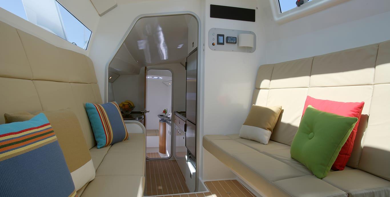 Aboard VAMONOS a 45ft (13.72m) luxury sailing yacht , built by WESTERLY MARINE in 2012