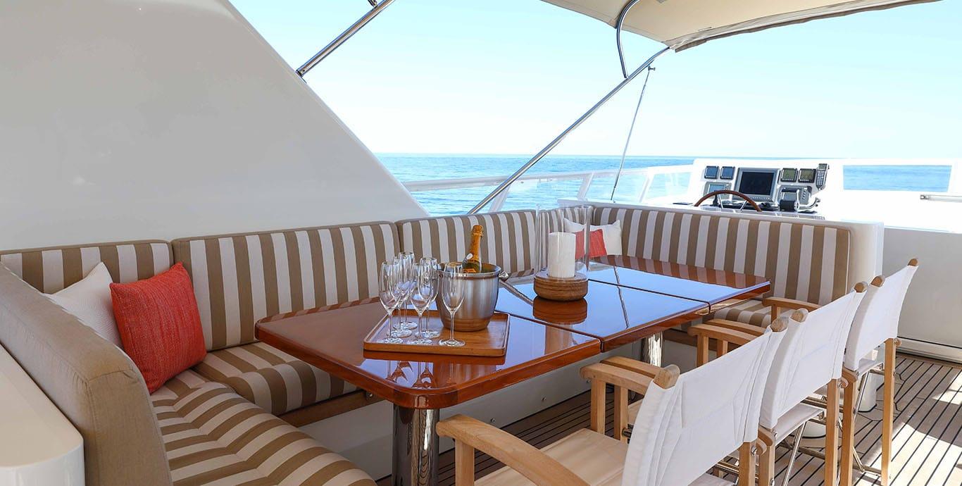 Aboard WAIRUA a 99ft (30.4m) luxury motor yacht , built by MOONEN SHIPYARD in 2008