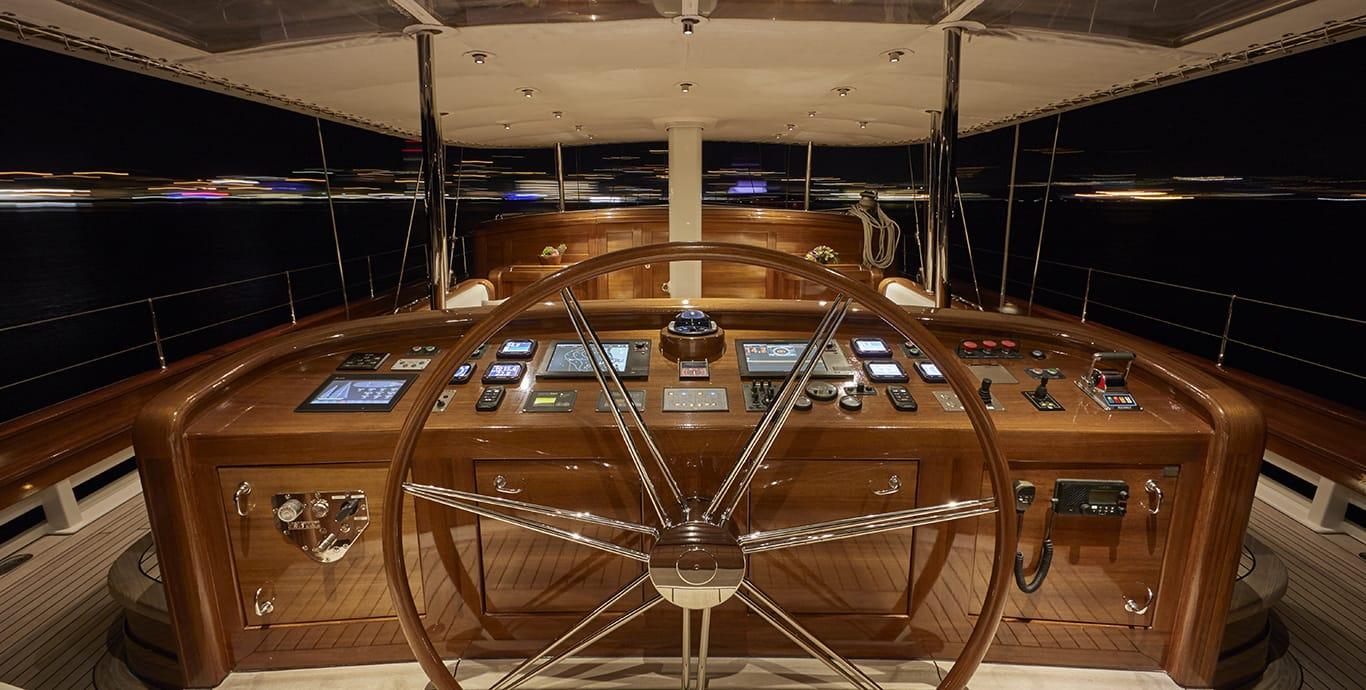 Aboard IN LOVE a 116ft (35.6m) luxury sailing yacht , built by SU MARINE YAT SAN. VE TIC. . STI in 2014