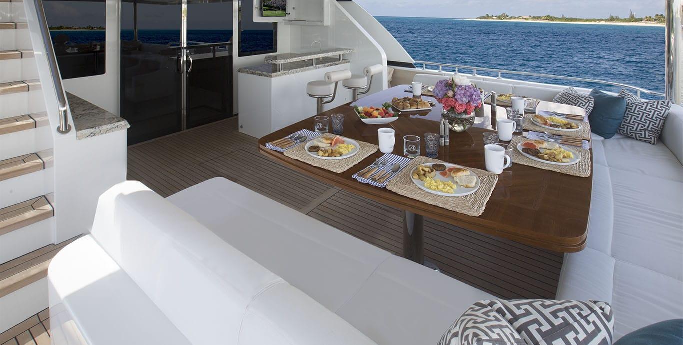 Aboard NOW WE KNOW a 100ft (30.68m) luxury motor yacht , built by OCEAN ALEXANDER in 2015