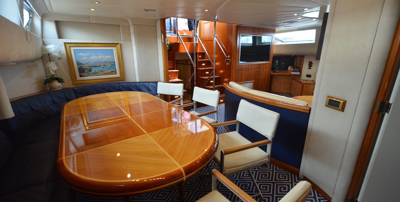 Aboard MANUTARA a 115ft (35.05m) luxury sailing yacht , built by VALDETTARO in 1994