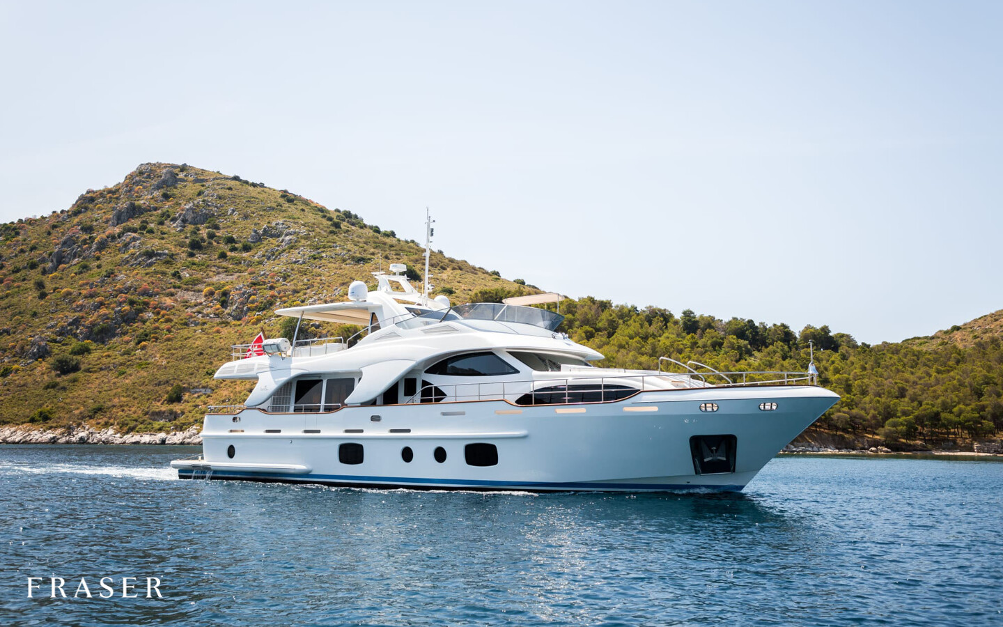 REBECCA V motor yacht  by Fraser Yachts, built by BENETTI