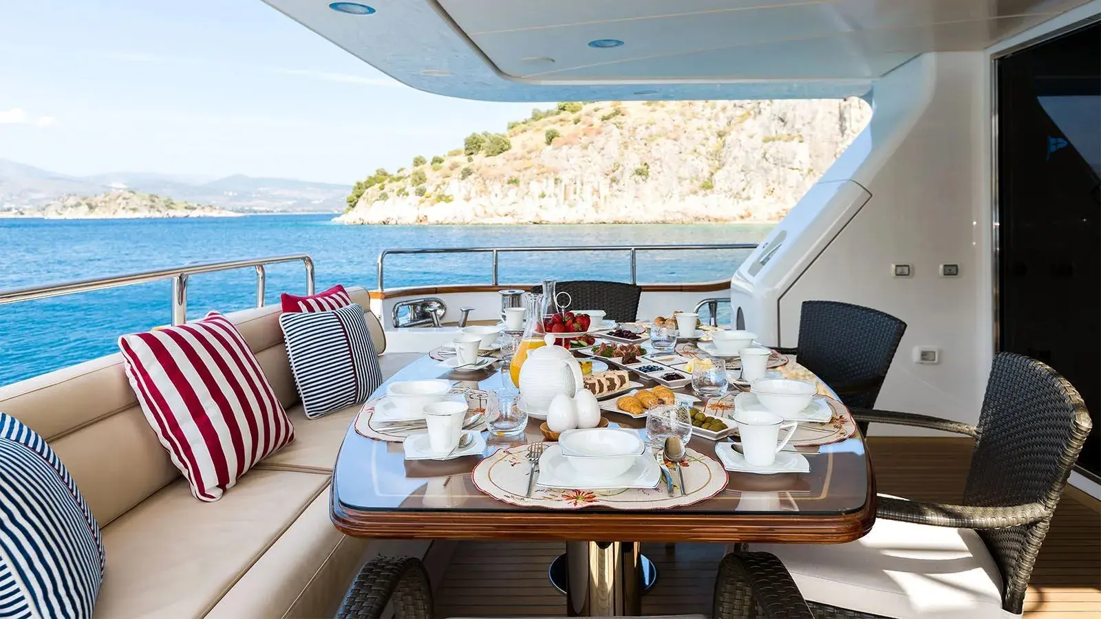 REBECCA V motor yacht  by Fraser Yachts, built by BENETTI