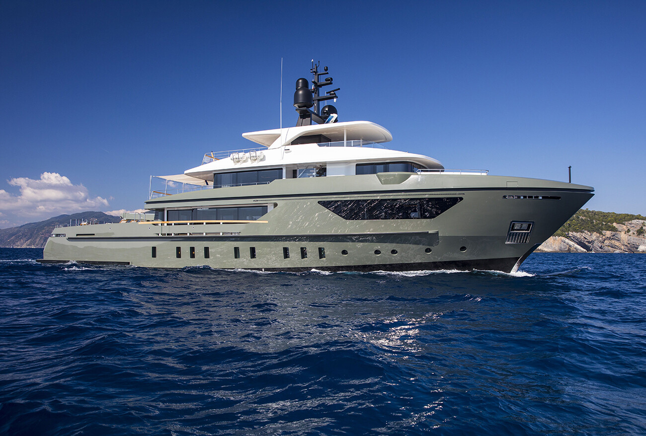 Aboard MOKA a 138ft (42.2m) luxury motor yacht , built by SANLORENZO in 2015