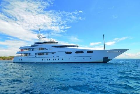 Aboard REVERIE a 165ft (50.28m) luxury motor yacht , built by FEADSHIP in 2000