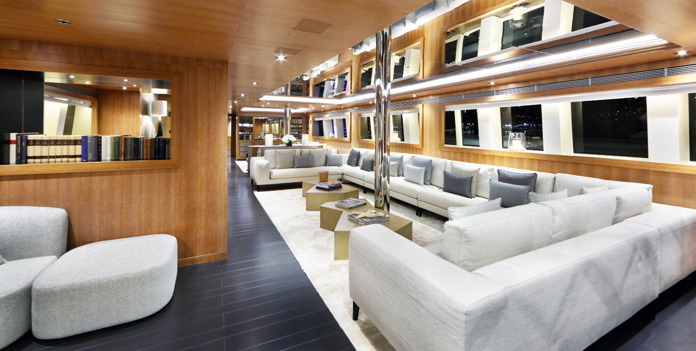Aboard BEATRIX a 164ft (50m) luxury motor yacht for Charter available with Fraser Yachts, built by CANTIERI DI TERMOLI in 2015