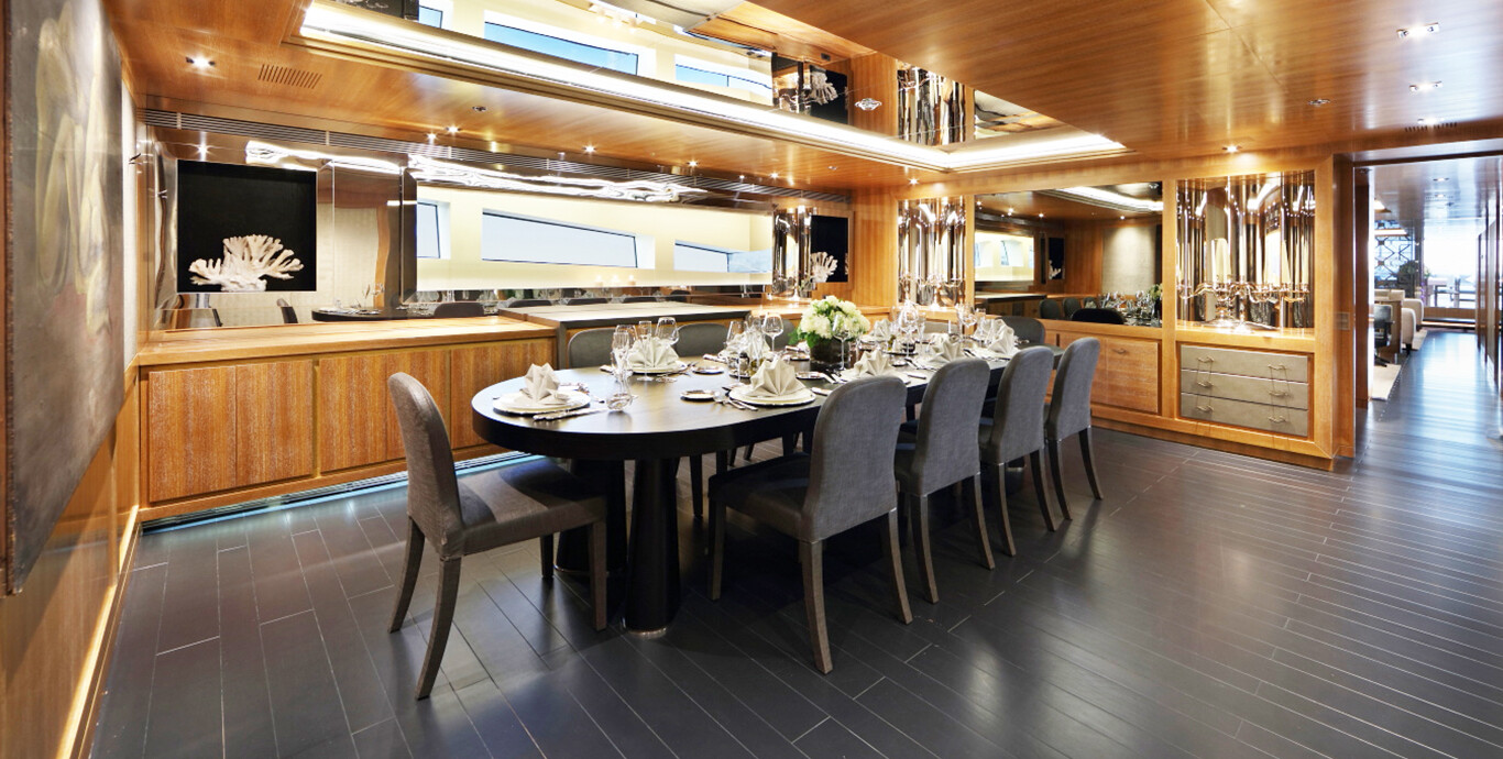 Aboard BEATRIX a 164ft (50m) luxury motor yacht for Charter available with Fraser Yachts, built by CANTIERI DI TERMOLI in 2015