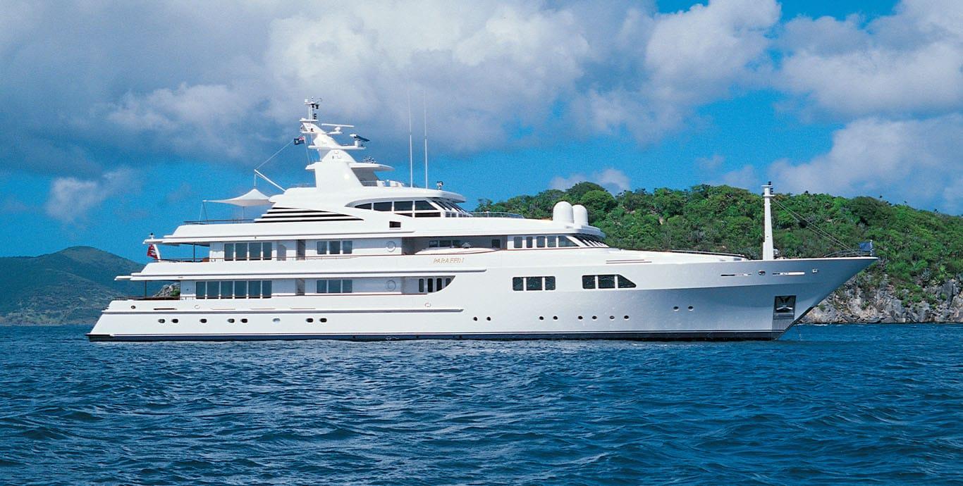 Aboard PARAFFIN a 197ft (60.1m) luxury motor yacht , built by FEADSHIP in 2001