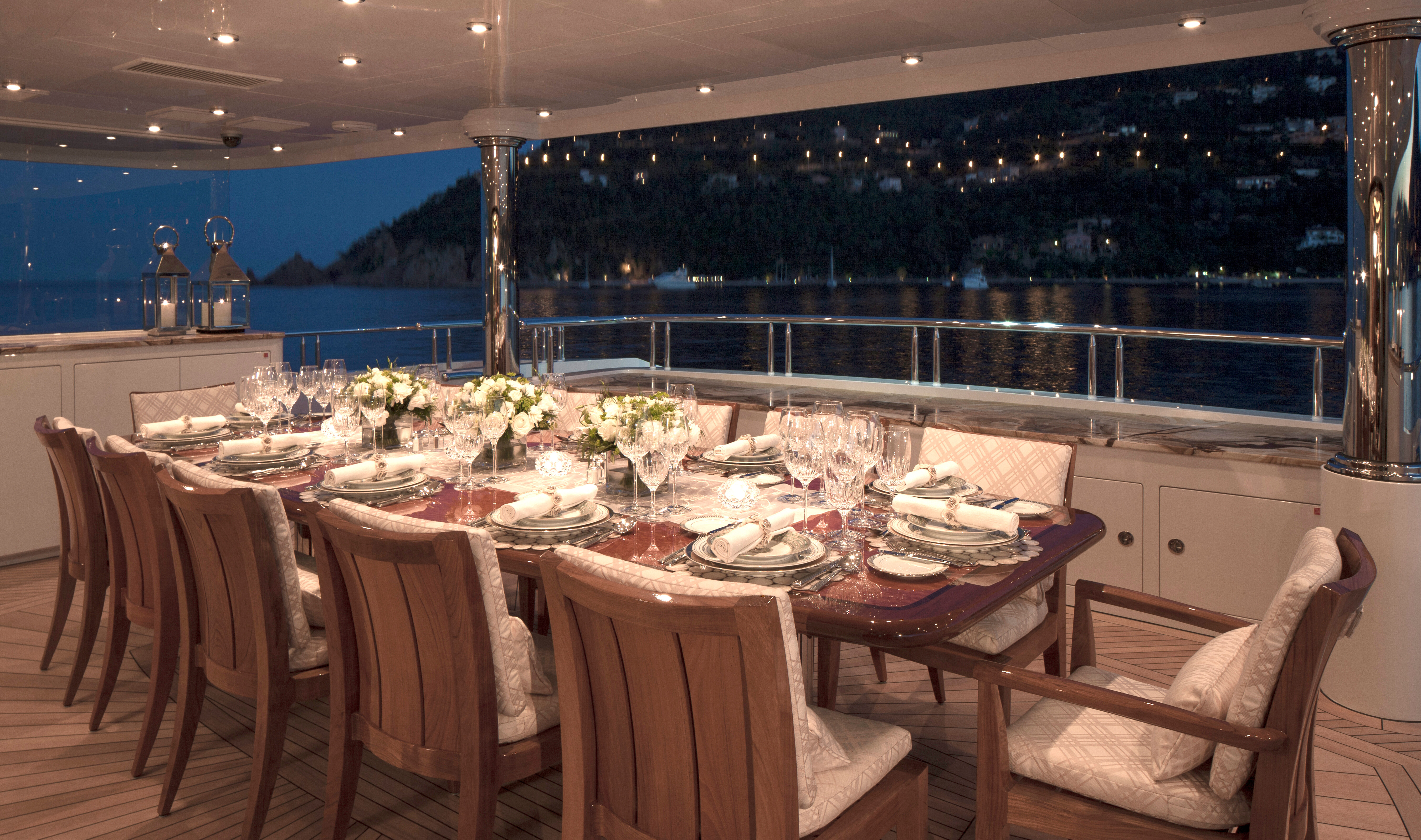 Aboard LIBERTY a 187ft (57.05m) luxury motor yacht for Sale & Charter available with Fraser Yachts, built by TRINITY YACHTS in 2012