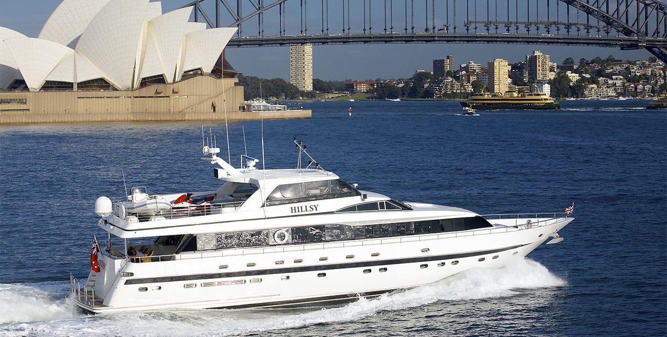 Aboard HILLSY a 98ft (29.86m) luxury motor yacht , built by MONTE FINO in 2001