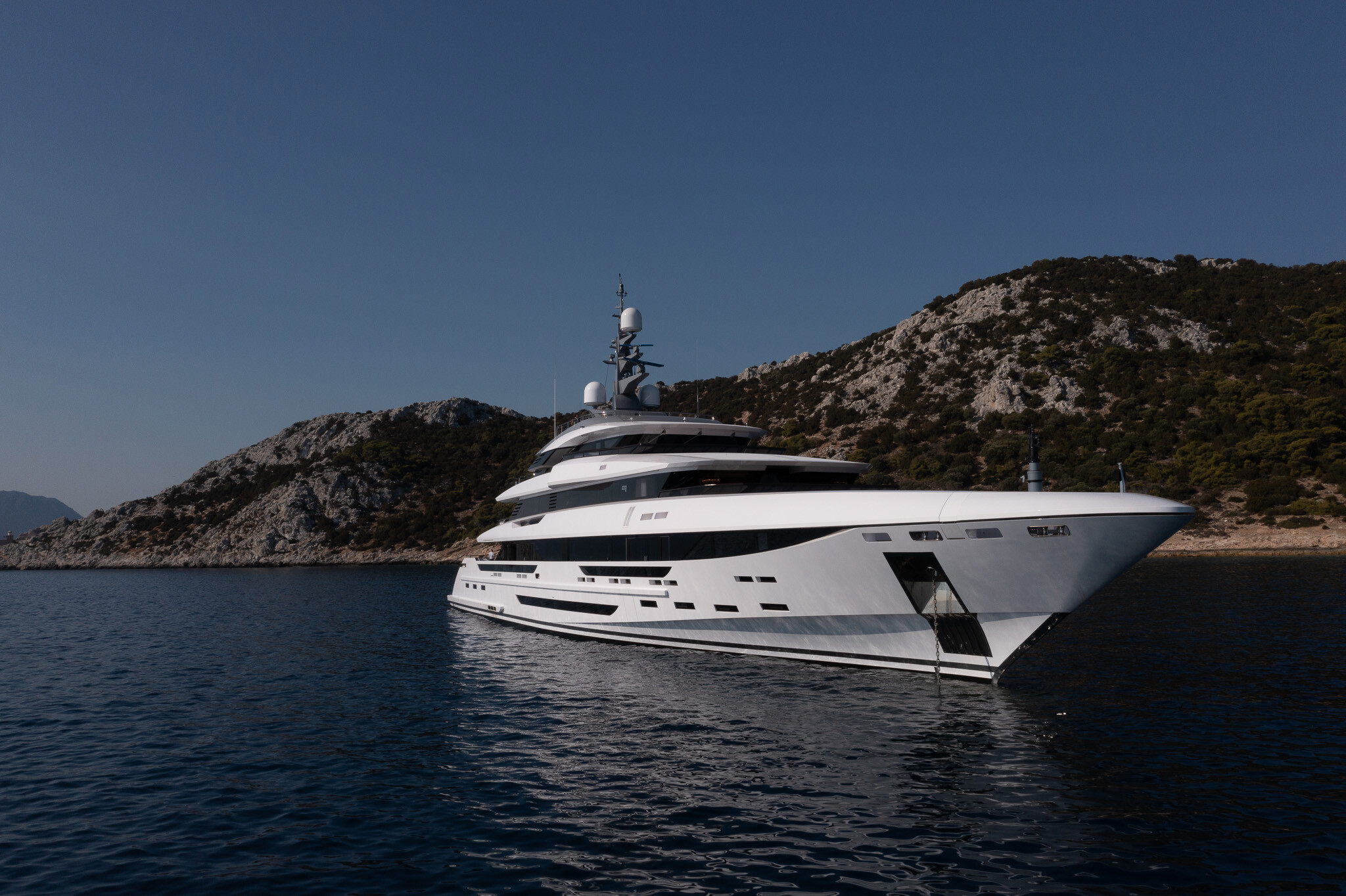 Aboard POLESTAR a 230ft (70.16m) luxury motor yacht for Charter available with Fraser Yachts, built by ROSSINAVI in 2021