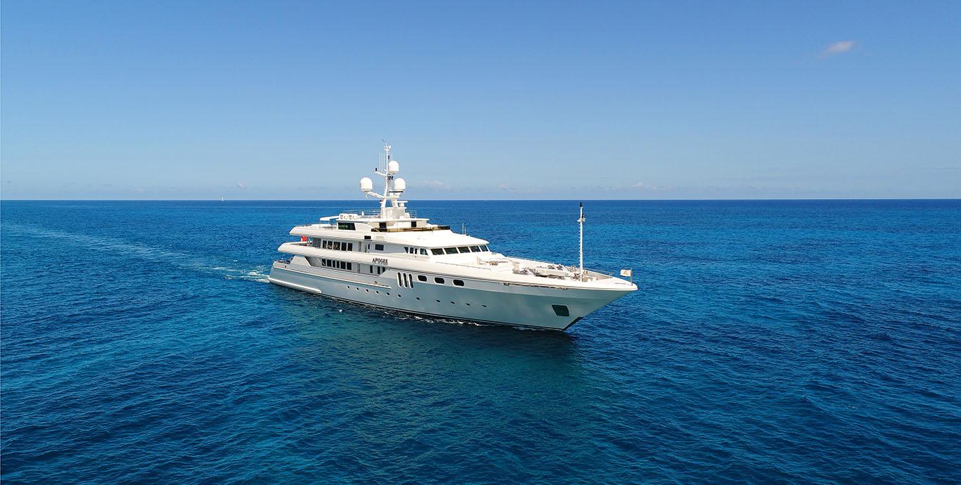 Aboard APOGEE a 205ft (62.5m) luxury motor yacht , built by CODECASA in 2003