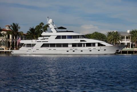 Aboard INSPIRED a 127ft (38.71m) luxury motor yacht , built by CRESCENT CUSTOM YACHTS in 2001