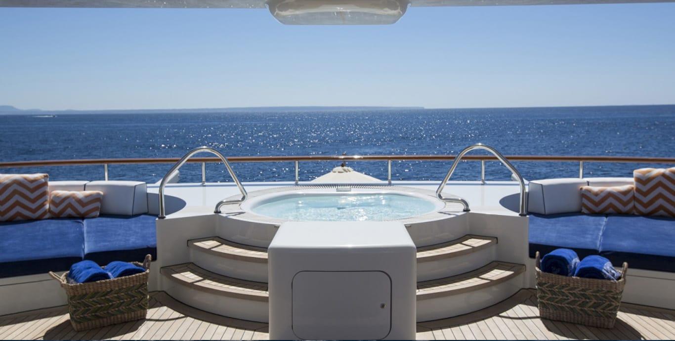 Aboard LADY DUVERA a 143ft (43.61m) luxury motor yacht , built by ROYAL HAKVOORT SHIPYARD in 2000