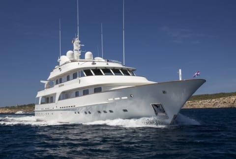 Aboard LADY DUVERA a 143ft (43.61m) luxury motor yacht , built by ROYAL HAKVOORT SHIPYARD in 2000