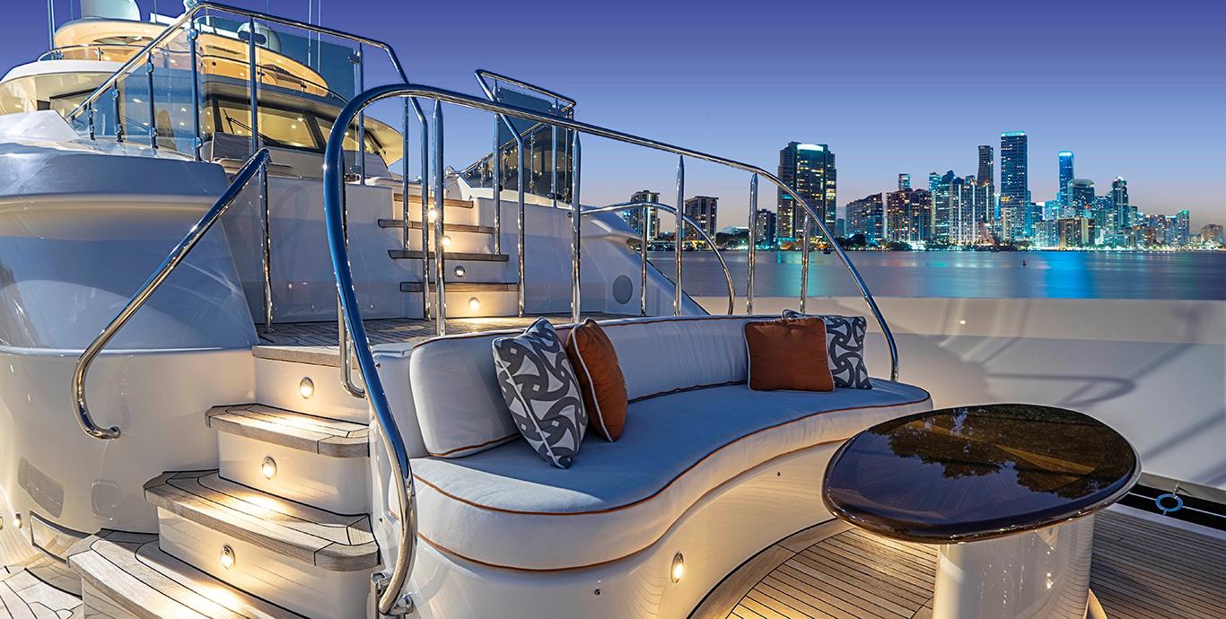 Aboard DRILLER a 130ft (39.7m) luxury motor yacht , built by WESTPORT in 2012