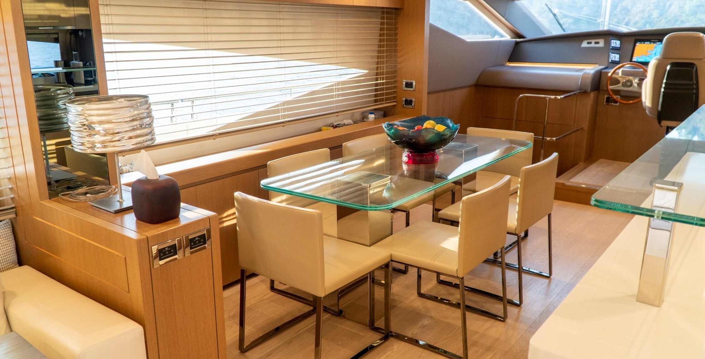 Aboard DOLLY a 80ft (24.5m) luxury motor yacht for Sale available with Fraser Yachts, built by DOMINATOR in 2015