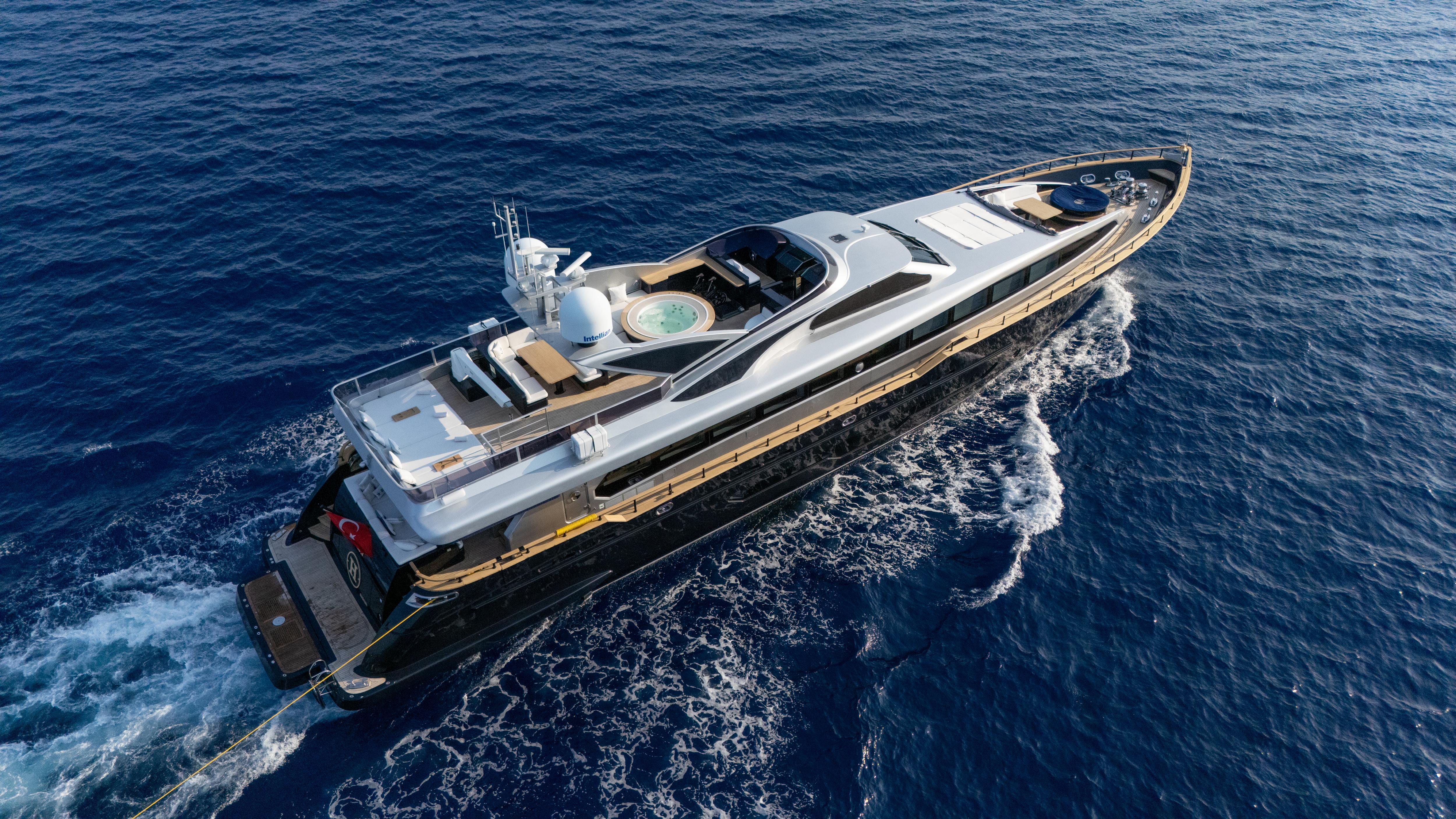 HARUN motor yacht for Charter by Fraser Yachts, built by HUZUR YAT