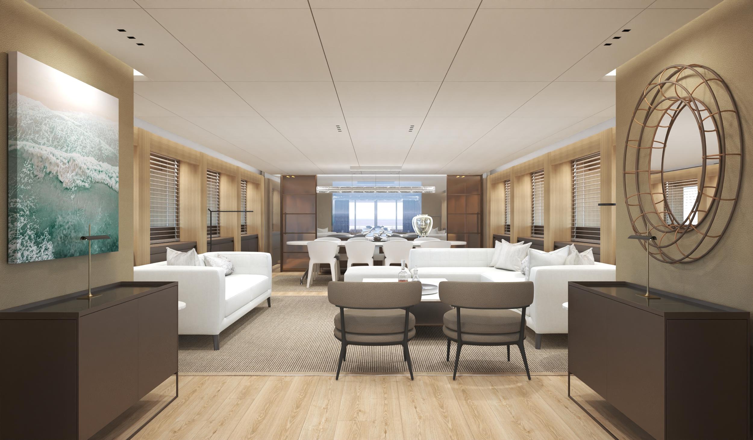 Aboard MAESTRO a 132ft (40.5m) luxury motor yacht for Charter available with Fraser Yachts, built by MONDOMARINE in 2013