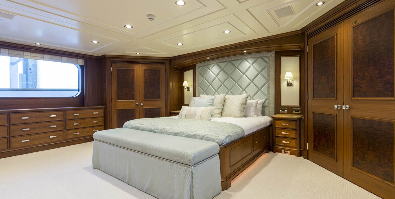 Aboard BIG EASY a 146ft (44.58m) luxury motor yacht , built by ROYAL HAKVOORT SHIPYARD in 2002