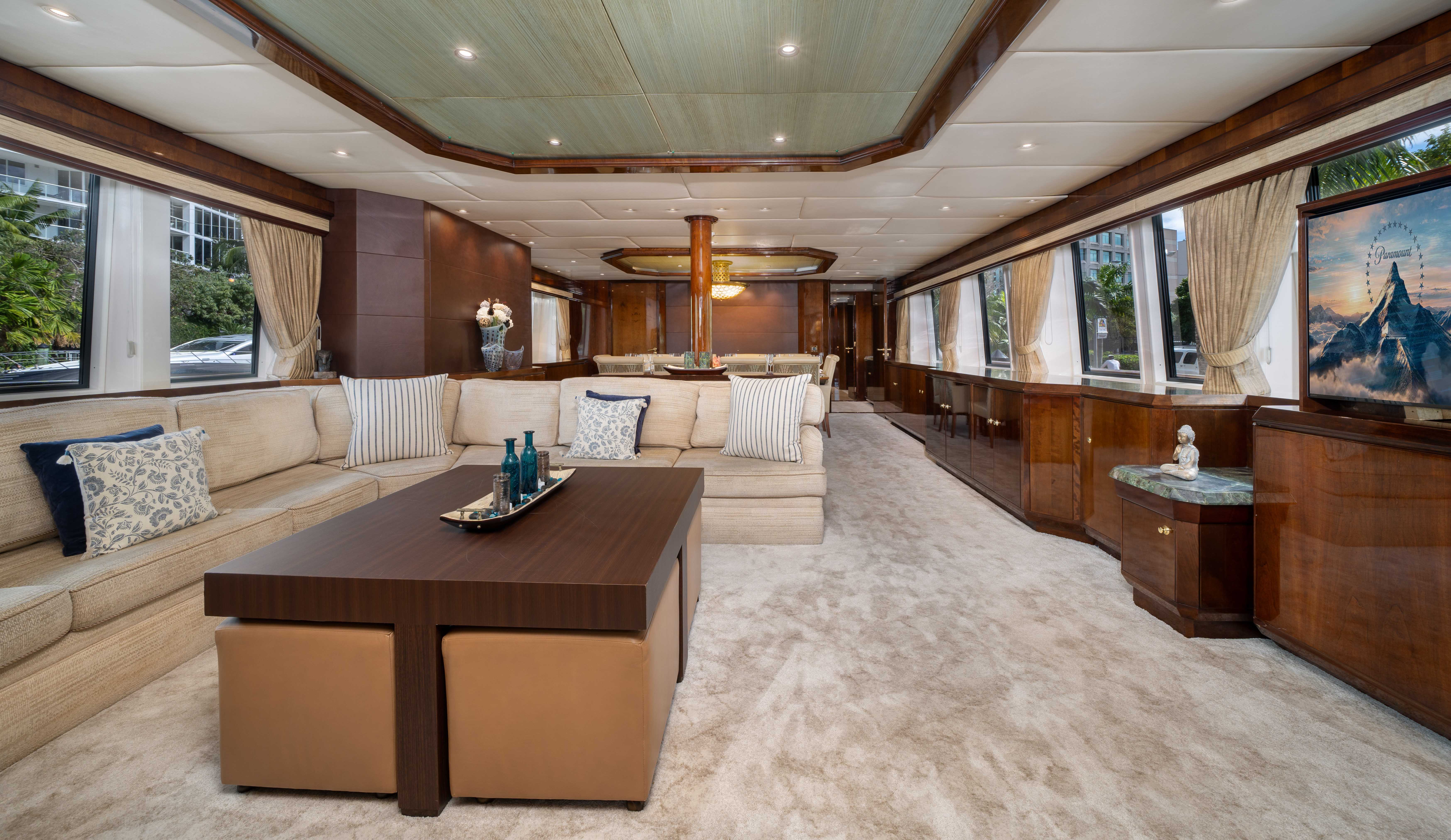 Aboard REARDEN STEEL a 121ft (37m) luxury motor yacht for Sale available with Fraser Yachts, built by MOONEN SHIPYARD in 2001