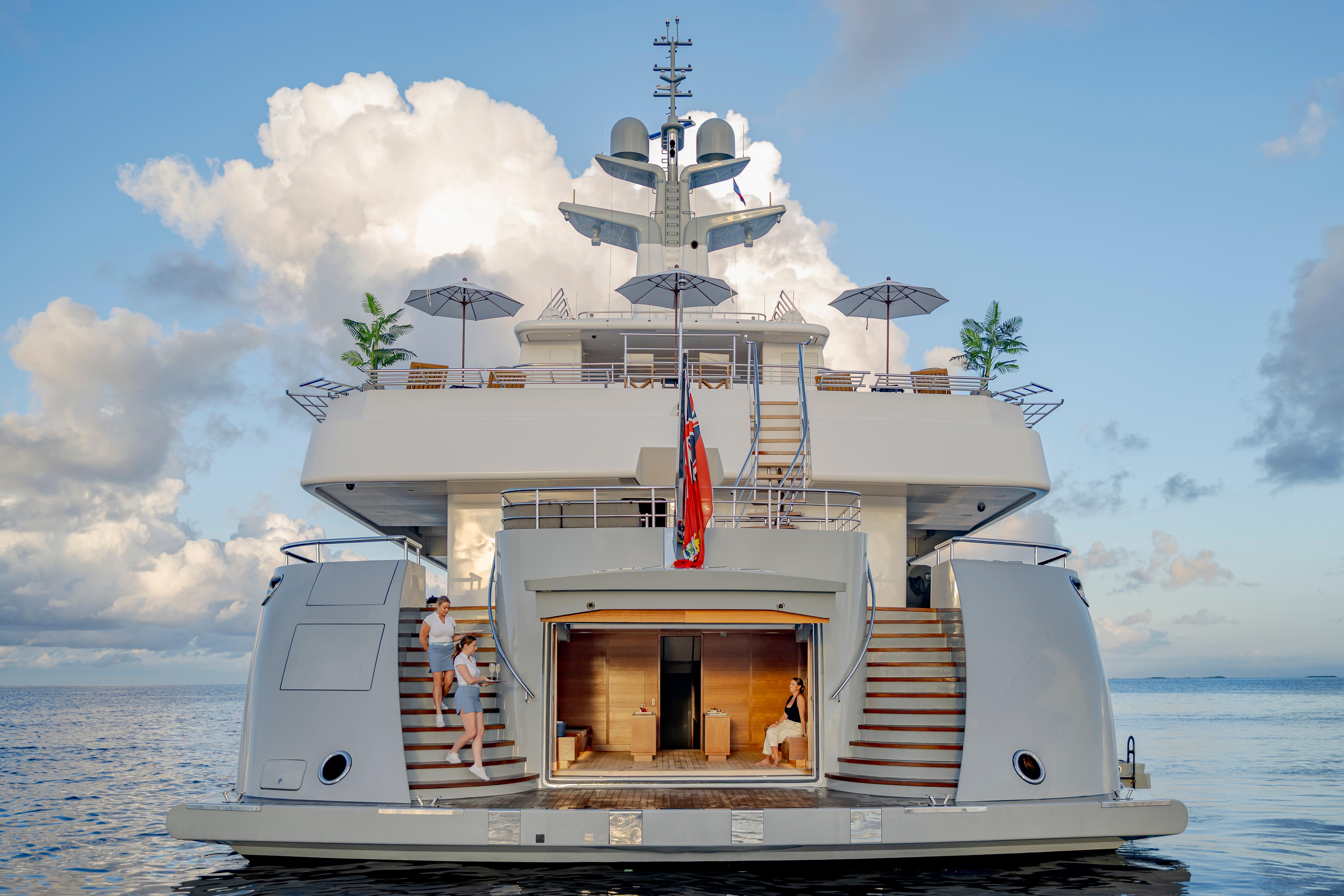 PLANET NINE motor yacht for Charter by Fraser Yachts, built by ADMIRAL YACHTS