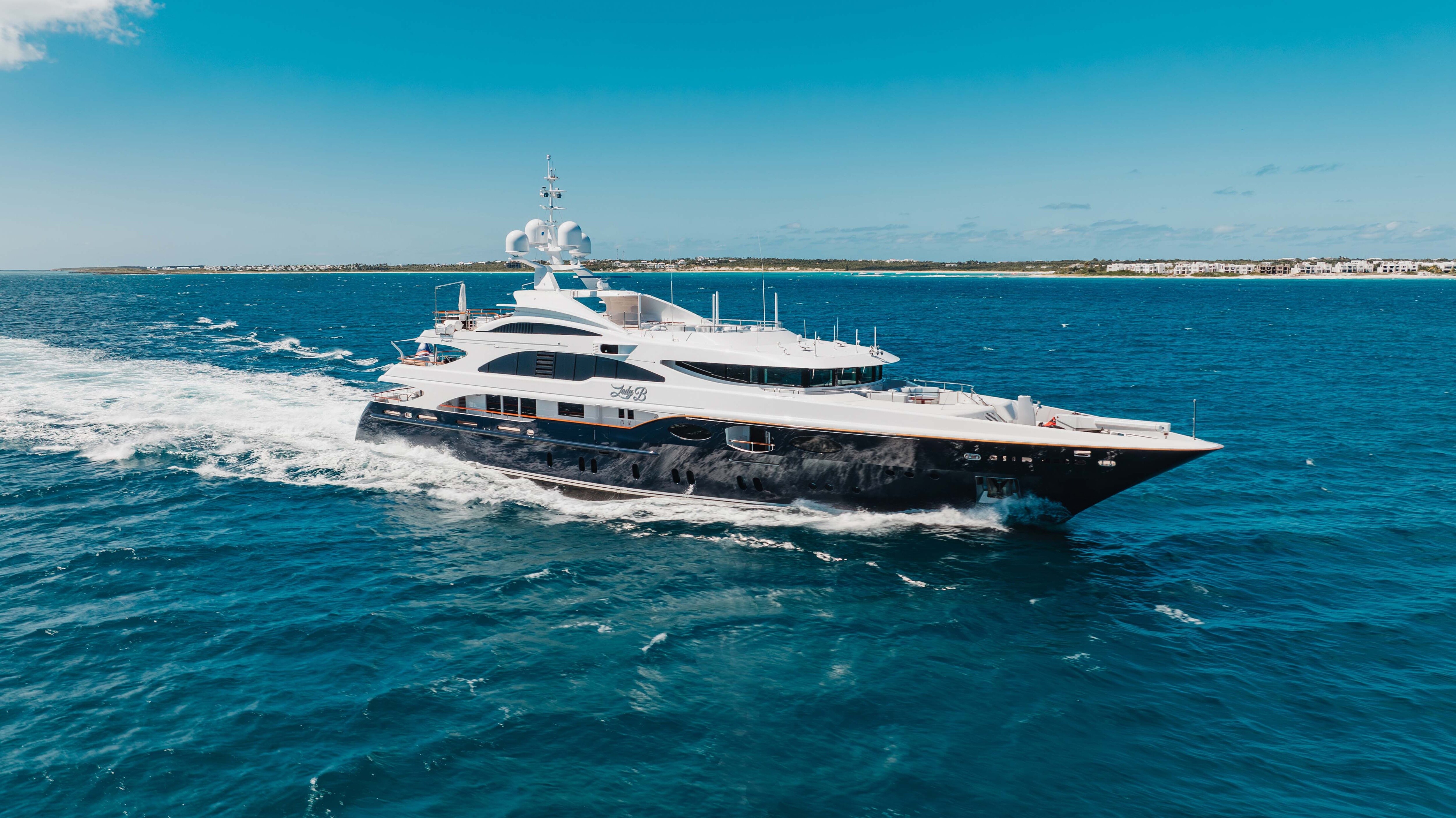 Aboard LADY B a 170ft (52m) luxury motor yacht for Sale & Charter available with Fraser Yachts, built by BENETTI in 2008