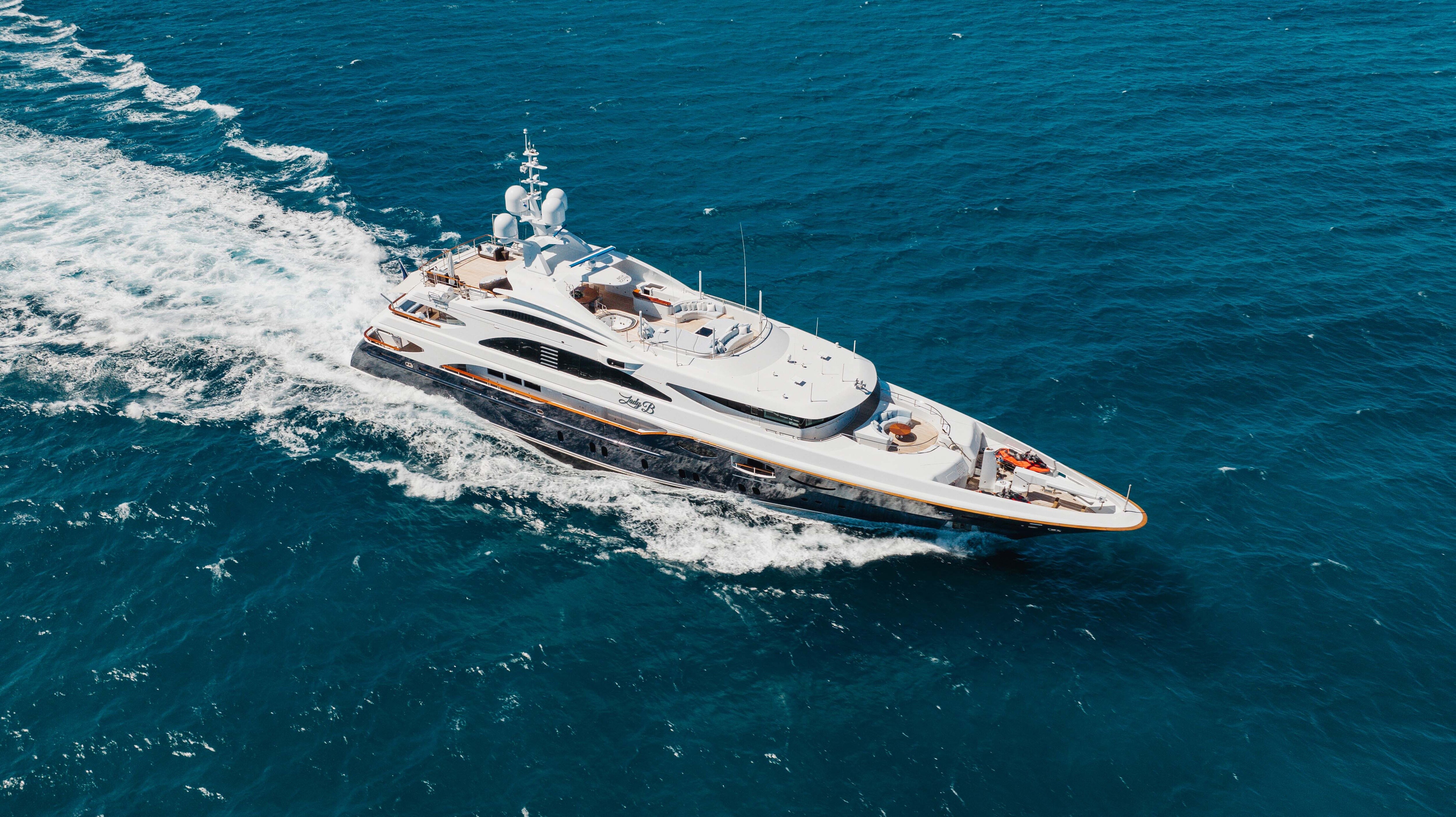 Aboard LADY B a 170ft (52m) luxury motor yacht for Sale & Charter available with Fraser Yachts, built by BENETTI in 2008