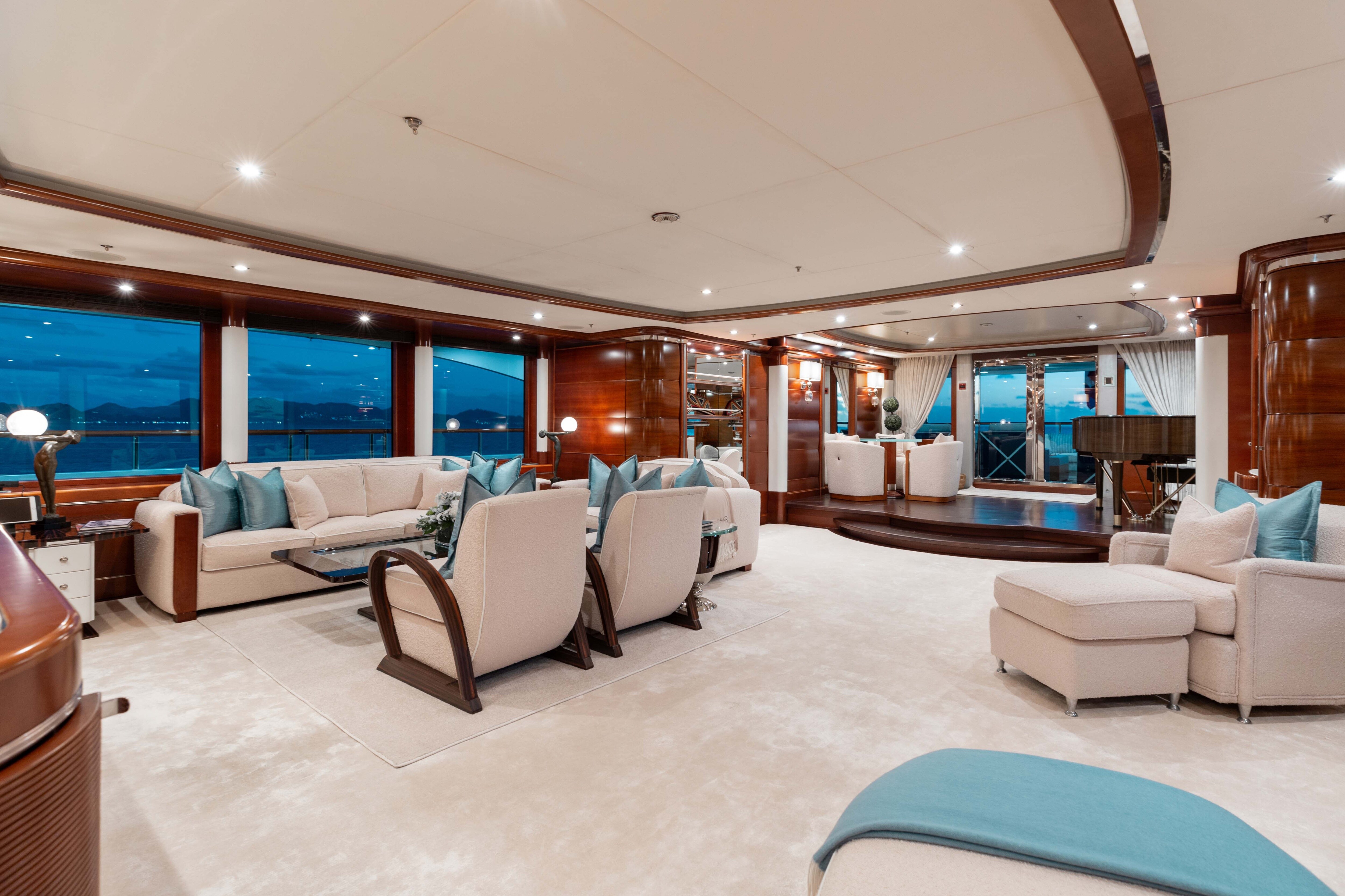 Aboard LADY B a 170ft (52m) luxury motor yacht for Sale & Charter available with Fraser Yachts, built by BENETTI in 2008