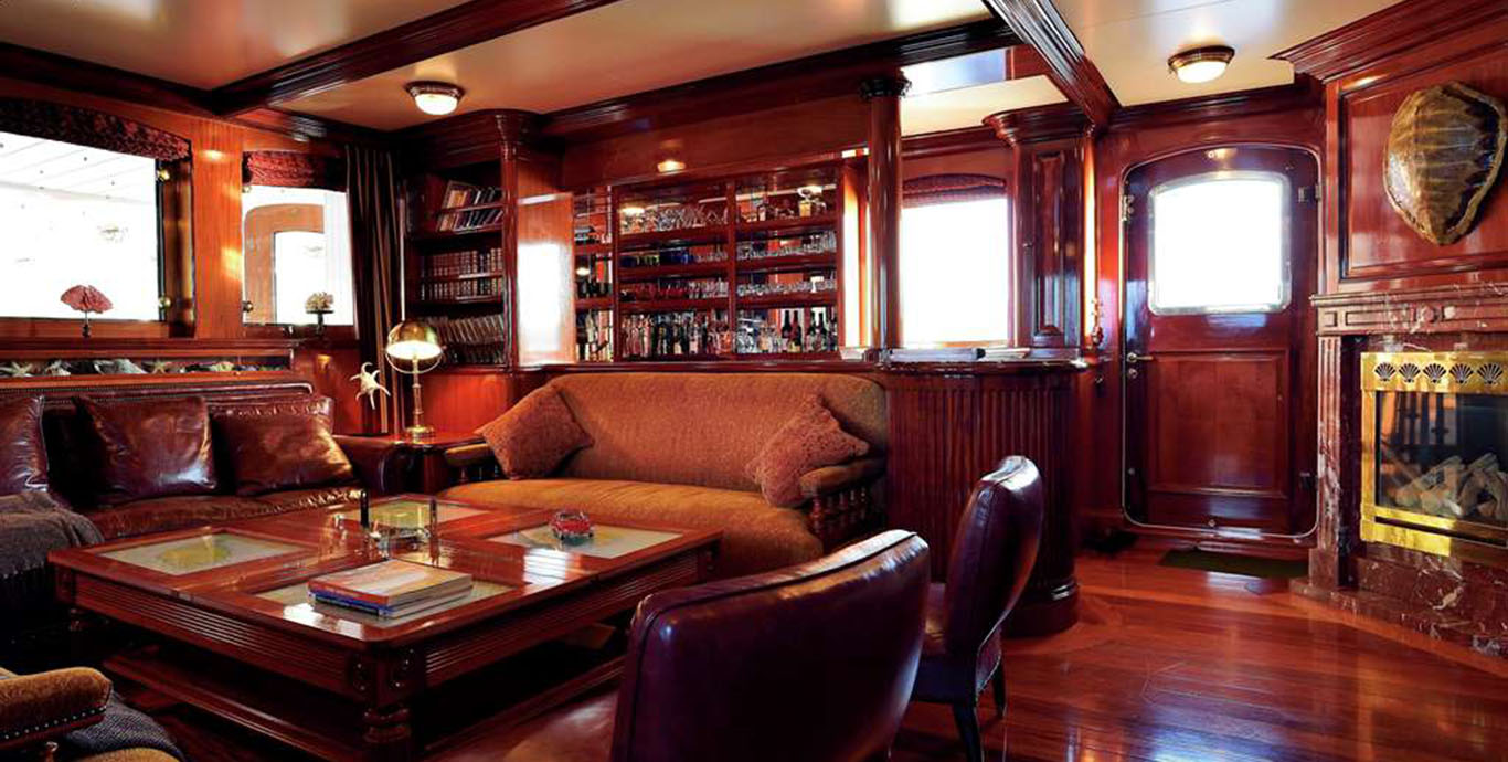 Aboard STEEL a 180ft (54.9m) luxury motor yacht , built by PENDENNIS in 2009