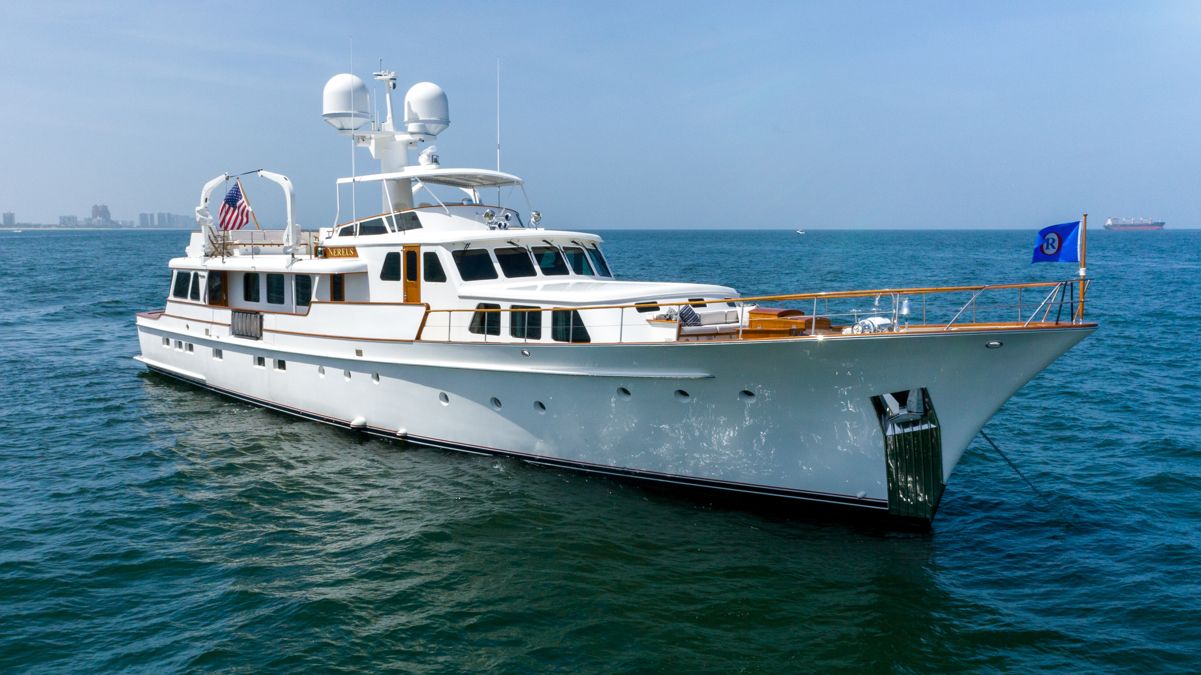 Aboard NEREUS a 105ft (32m) luxury motor yacht for Sale available with Fraser Yachts, built by FEADSHIP in 1969