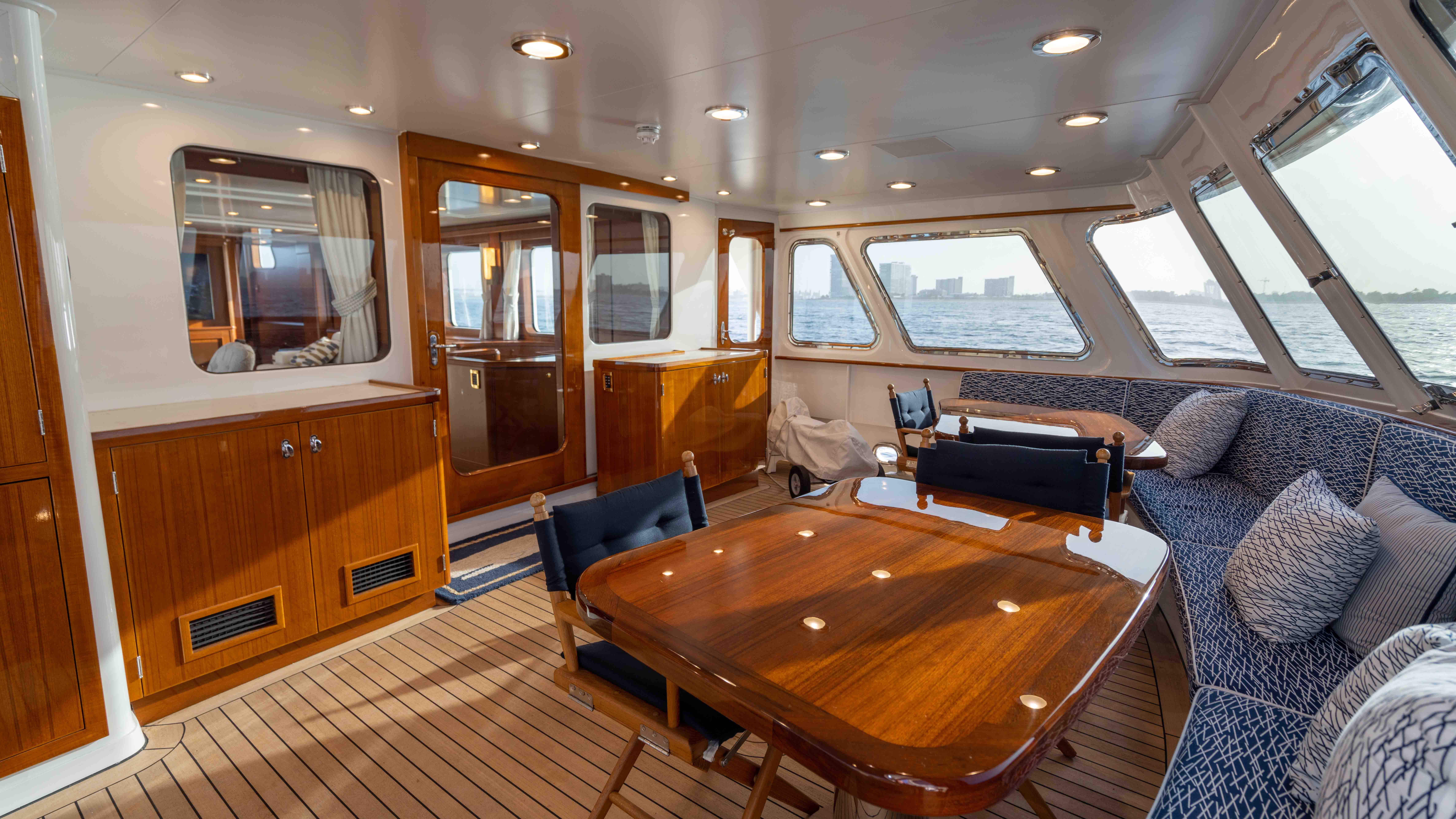 Aboard NEREUS a 105ft (32m) luxury motor yacht for Sale available with Fraser Yachts, built by FEADSHIP in 1969
