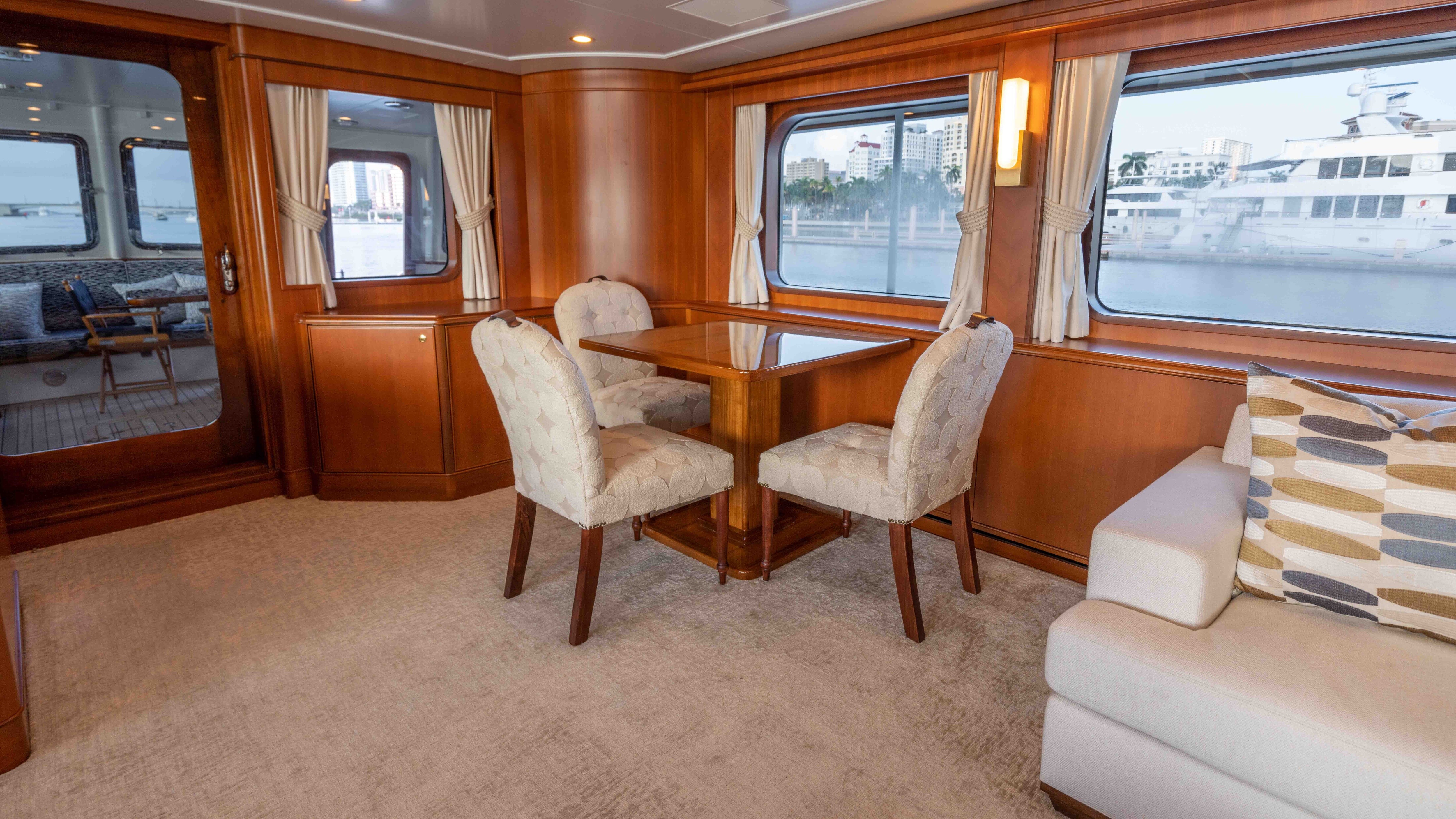Aboard NEREUS a 105ft (32m) luxury motor yacht for Sale available with Fraser Yachts, built by FEADSHIP in 1969
