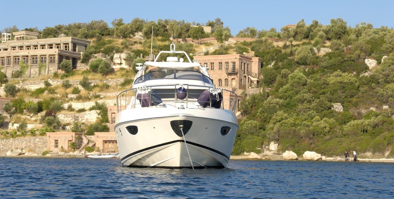 Aboard KATERINA a 70ft (21.59m) luxury motor yacht , built by AZIMUT in 2009
