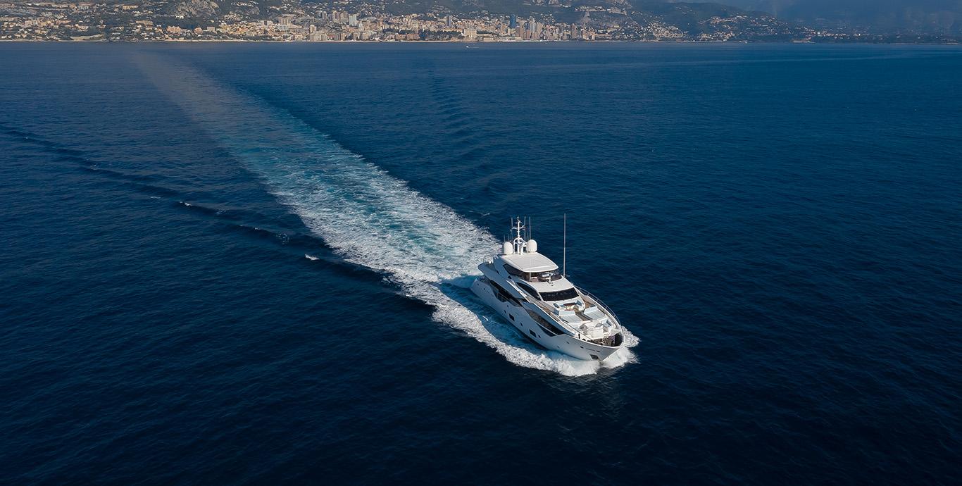 Aboard SURVIVOR 2 a 115ft (35.2m) luxury motor yacht , built by SUNSEEKER in 2017