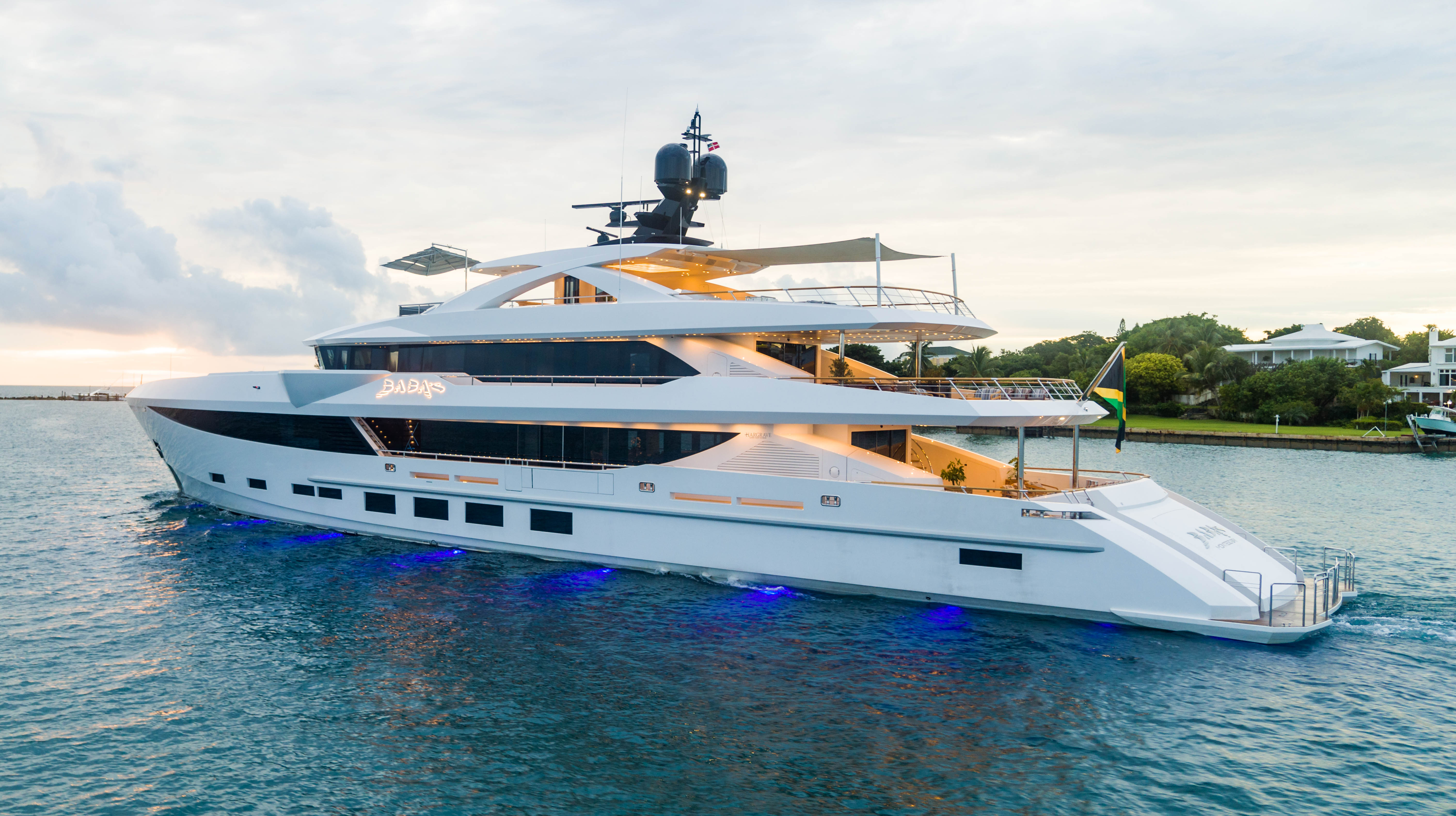 Aboard BABA'S a 183ft (56m) luxury motor yacht for Charter available with Fraser Yachts, built by HARGRAVE in 2020