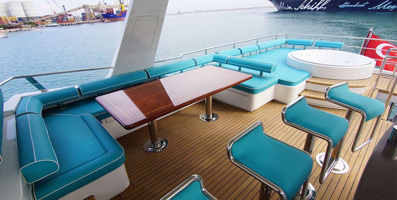 Aboard MAYRA PG 19 a 63ft (19.3m) luxury motor yacht , built by MAYRA YACHTS in 2015