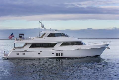 Aboard OUR TRADE 90 007 a 90ft (27.43m) luxury motor yacht , built by OCEAN ALEXANDER in 2012